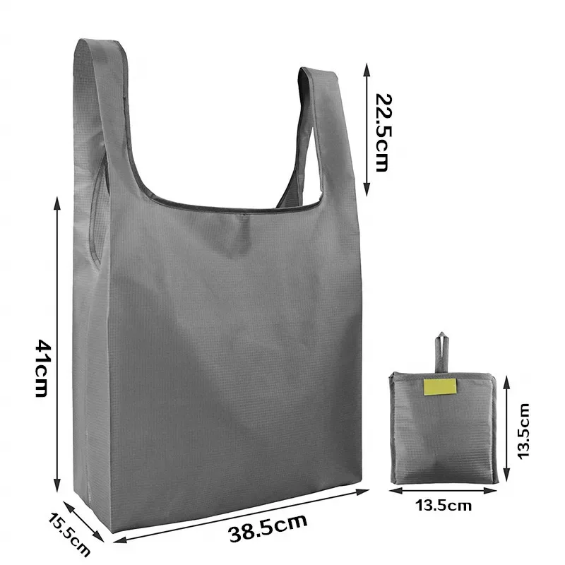 femmes hommes eco pliable sac à provisions unisexe réutilisable nourriture fruits légumes épicerie stockage shopper sac fourre-tout pochette sacs à main