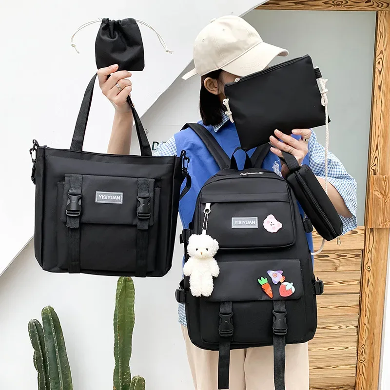 nouveau sac à dos scolaire fille loisirs grande capacité léger imperméable pour étudiants du cm2 au lycée cadeaux enfants mochilas