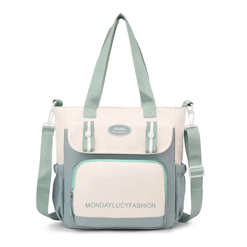 nouveau sac à dos léger et tendance grande capacité pour filles du primaire et du collège en nylon style frais et doux