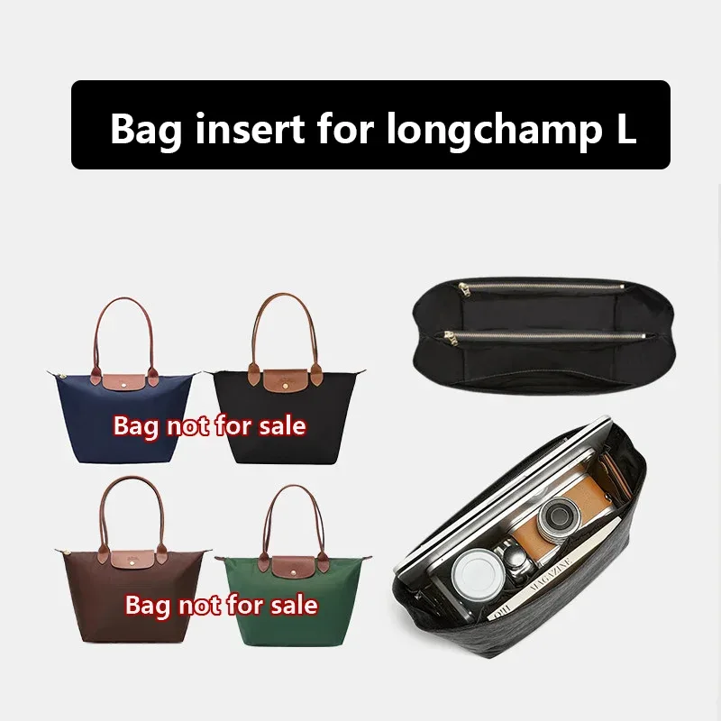 insert de sac pour ordinateur portable longchamp, organisateur de sac, support de sac léger, accessoires de sac en papier dupont