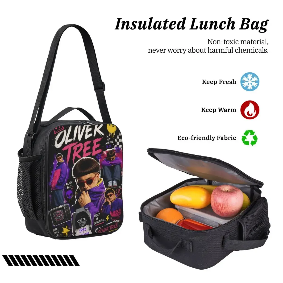 sac à dos commémoratif rip oliver tree pour adolescents, sac à dos pour ordinateur portable, sac à déjeuner, trousse à crayons, 3 pièces/ensemble