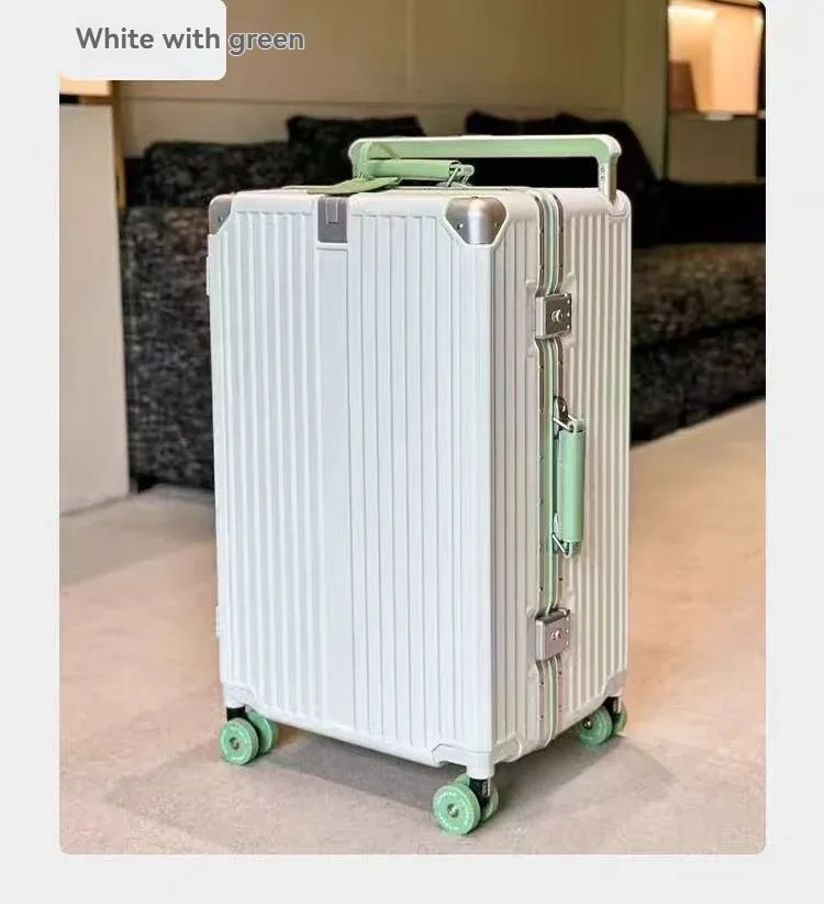 bagage à roue de patinage, valise d'embarquement de 20 pouces, étui de voyage de 24 pouces, boîte de mot de passe premium, boîtier de chariot durable, nouvelle collection 2025