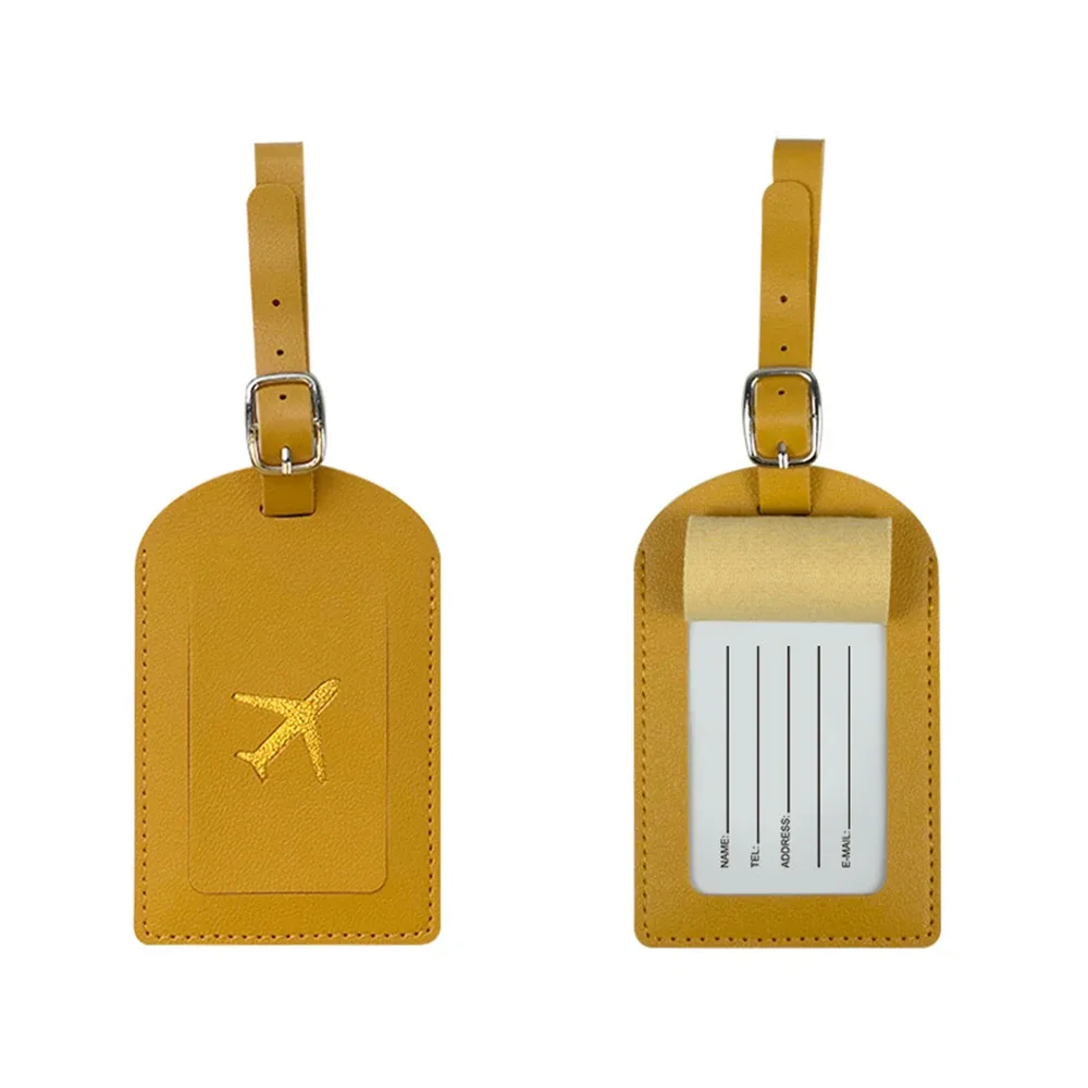 étiquette de bagage avec nom personnalisé, lettres personnalisées, bricolage, cadeau, identification d'avion, porte-étiquette d'adresse, valise pour femmes et hommes, accessoires de voyage