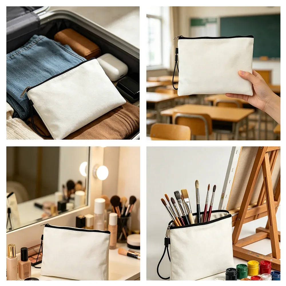 pochette de maquillage personnalisée avec image, trousse de toilette pour femmes, organiseur de cosmétiques, trousse à crayons pour étudiants, cadeau pour demoiselles d'honneur, mariage, fête