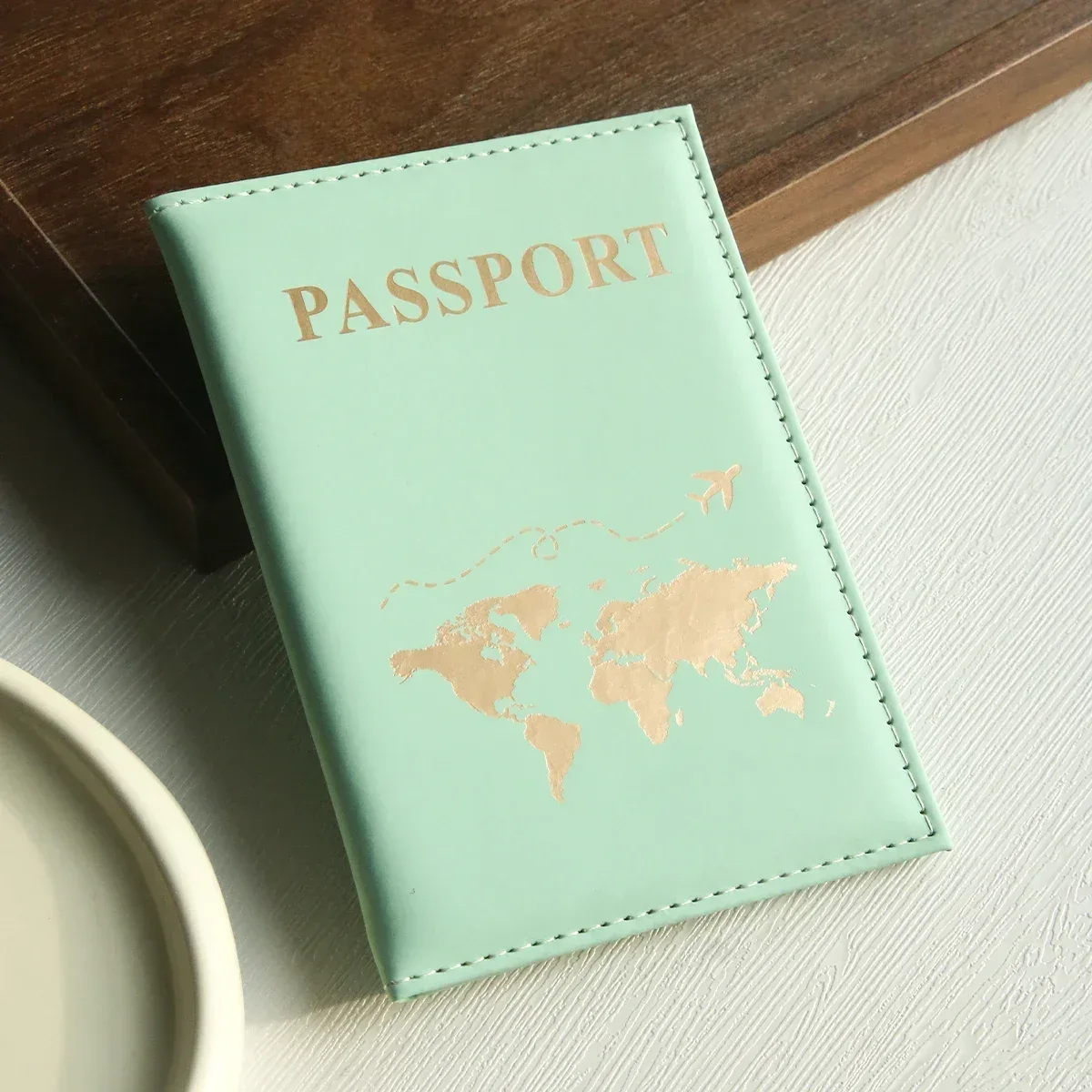 porte-passeport mince, carte de cheval, porte-passeport en pu, voyage essentiel, croisière, porte-passeport indispensable, portable pour tous les pays
