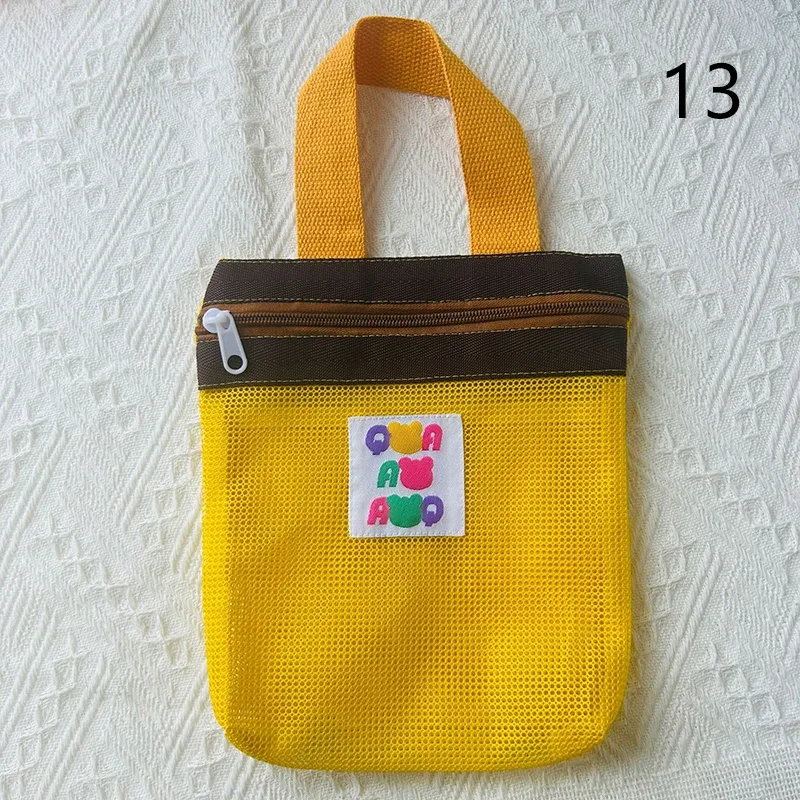 pochette de rangement en maille de nylon avec cordon de serrage, 1 pièce, pochette de voyage et d'activités de plein air polyvalente pour produits numériques, trousse de maquillage