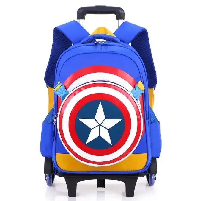 sac de chariot d'école pour enfants pour garçons sac à dos à roulettes d'école pour enfants sac d'école mochilas avec roues sacs à dos à roulettes