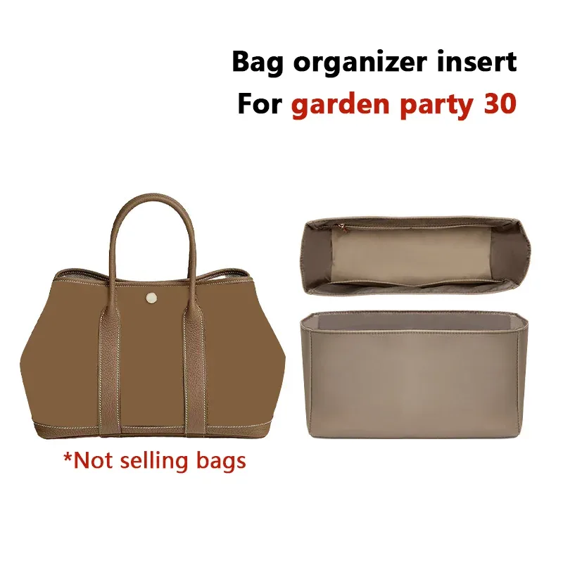 insert de sac en nylon pour fête de jardin, organisateur de sacs 23 30 36, support de forme, rangement bien organisé, léger, durable, ajustement parfait
