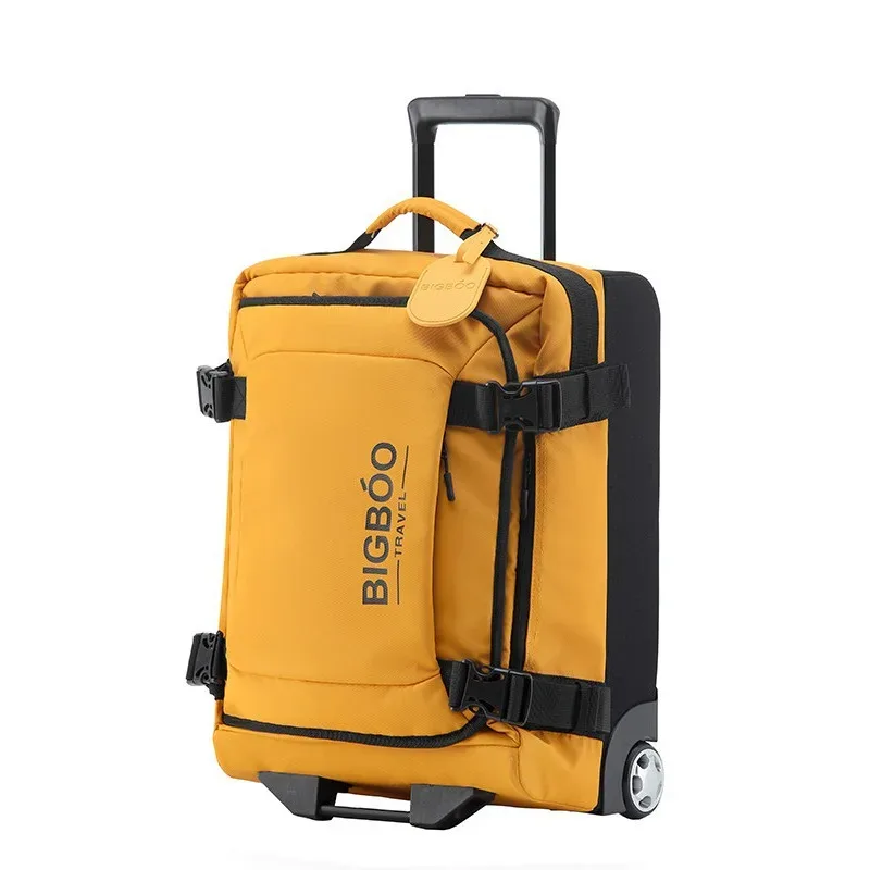 valise trolley ultra-légère à blocs de couleur de 28 pouces, grande capacité, sac multifonctionnel en tissu oxford de 24 pouces, bagage cabine de 20 pouces