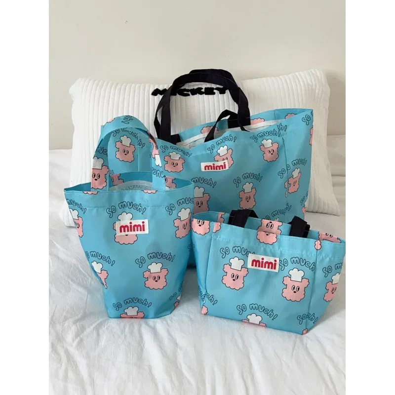 sac à main imprimé tendance de style coréen, grande capacité, léger, pratique pour le voyage, sac de rangement unisexe décontracté pour les voyages