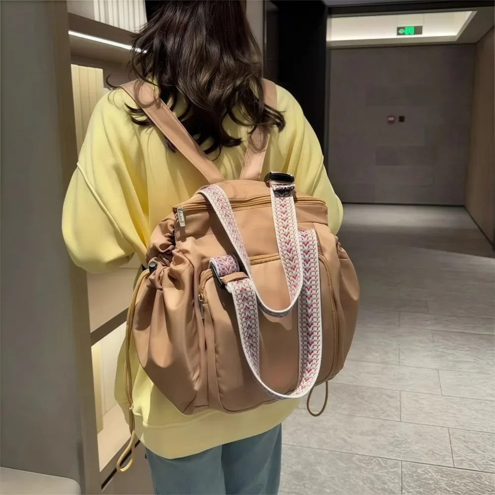 sac de rangement de voyage grande capacité léger multifonctionnel pour maman, sac à dos de sortie avec conception berceau, sac fourre-tout imperméable