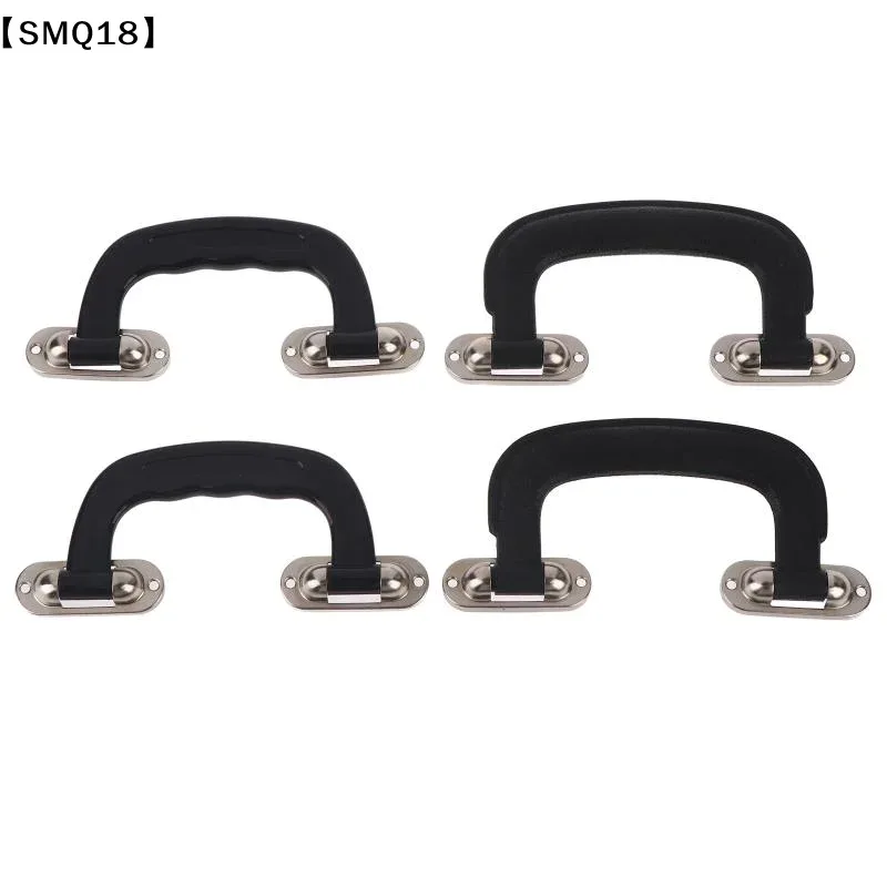 poignée de transport en plastique noir, 2 pièces, pour étui de guitare, valise de remplacement, poignée de bagage, accessoires pour sacs【smq】