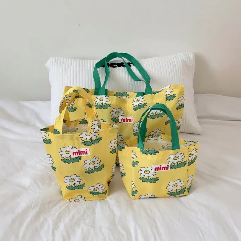 sac à main imprimé tendance de style coréen, grande capacité, léger, pratique pour le voyage, sac de rangement unisexe décontracté pour les voyages