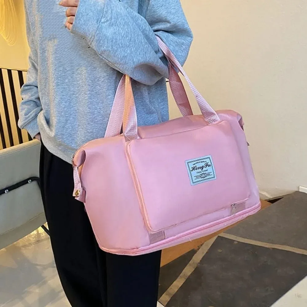 sac de natation oxford, sac de voyage pliable et extensible, sac à main de rangement étanche avec séparation humide/sec, sac fourre-tout de voyage professionnel