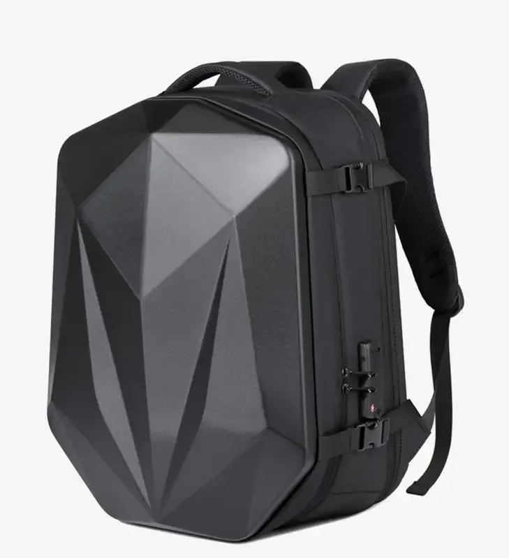 sac pour ordinateur portable de grande capacité, sac à dos à coque rigide pour casque de sport électronique pour moto, sac à dos antivol pour voyage d'affaires de 18 pouces