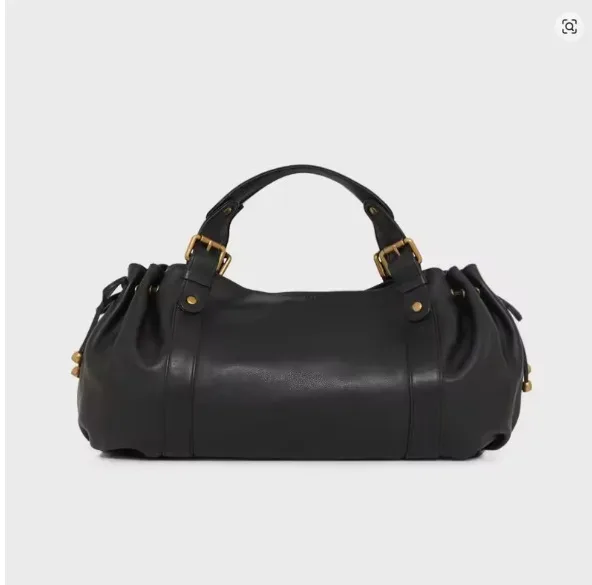 sac à main vintage pour femme, nouveau design de luxe, sac à bandoulière pour un style quotidien, sac fourre-tout de couleur unie