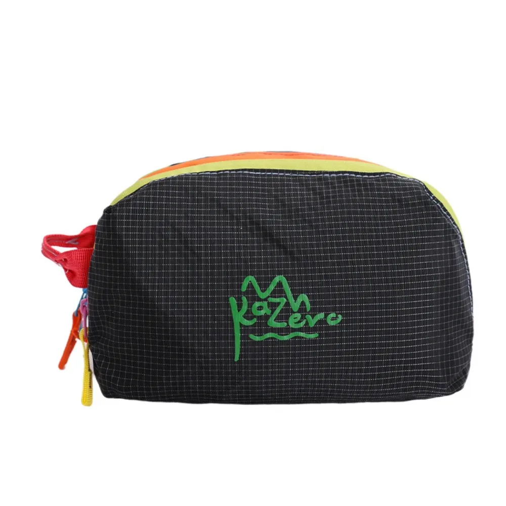 adorable trousse de maquillage multifonctionnelle dopamine, porte-monnaie, trousse de toilette en nylon à fermeture éclair, sac de voyage multi-poches imperméable