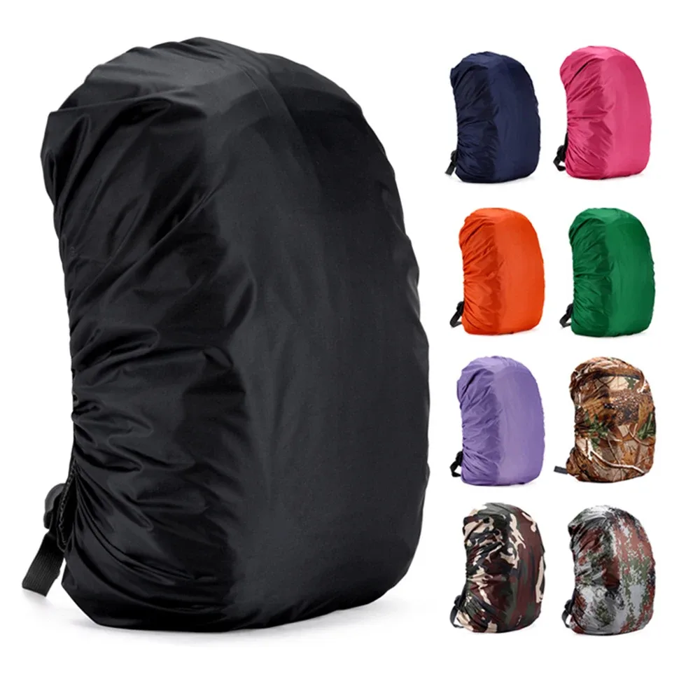 Sac de randonnée en plein air 35L, housse de pluie, sac à dos universel, housse de pluie et anti-poussière, sac d'école, housse étanche