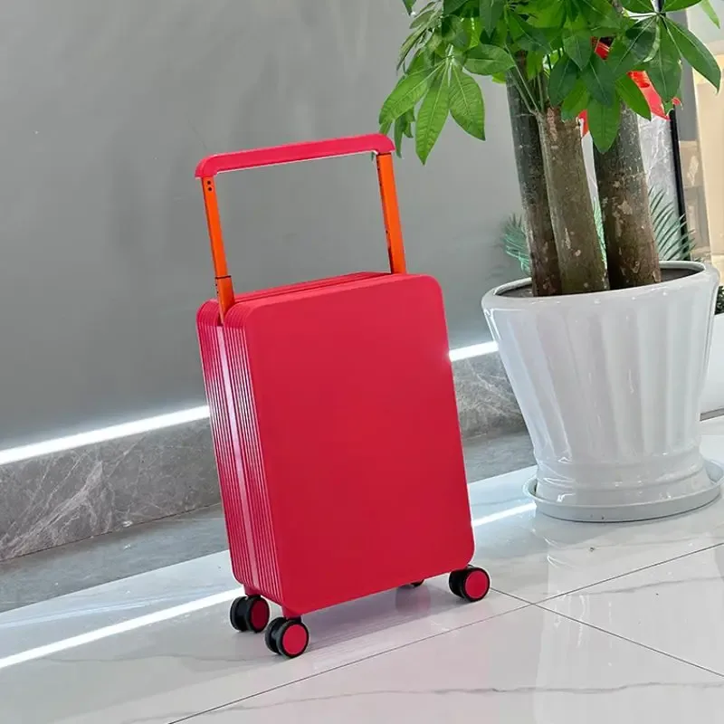 valise à traction large, valise à tirer pour femme, valise de voyage pour homme, vérifiée en boîte, valise d'embarquement de 20 pouces 24 pouces, vérifiée en