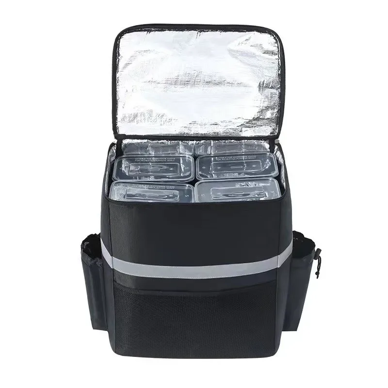 35l extra large sac alimentaire thermique sac isotherme boîte de réfrigérateur conservation des aliments frais livraison sac à dos isolé sac frais