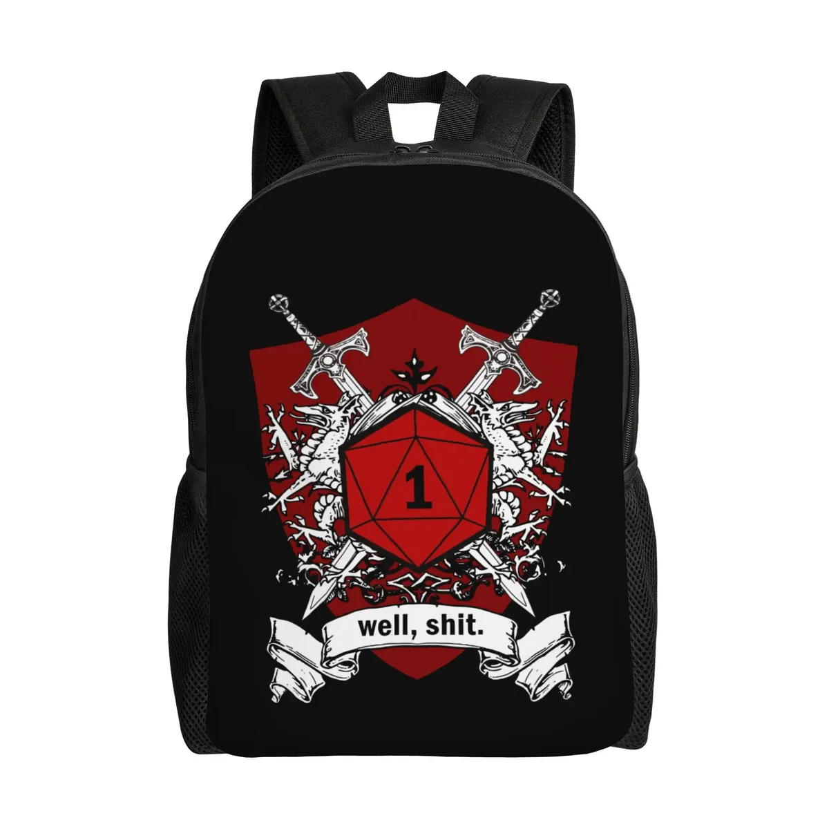 sac à dos dungeon dragon dnd pour hommes et femmes, sac à dos cool pour étudiants et professionnels, sac à bandoulière pour ordinateur portable, cadeau