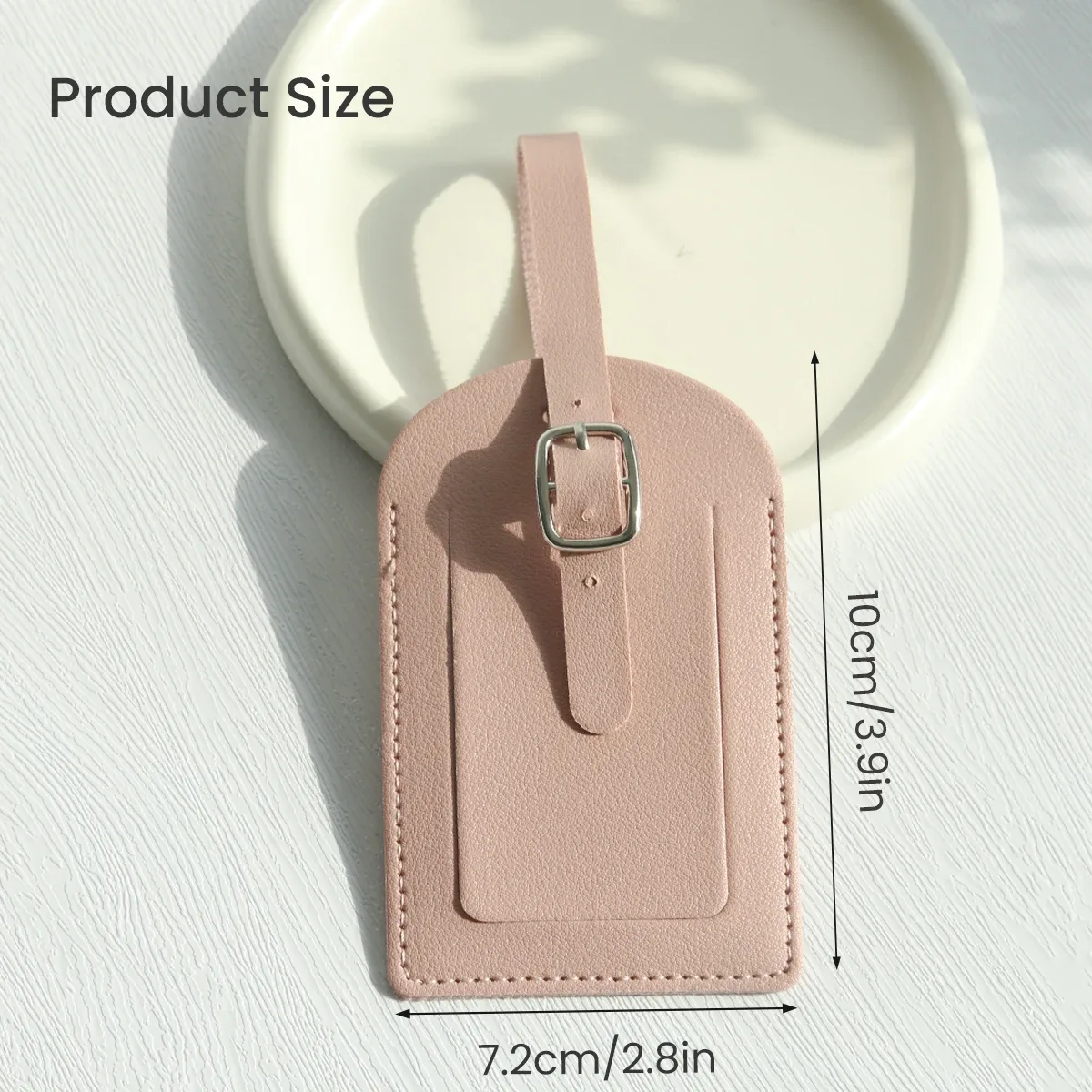 étiquettes de bagage en similicuir pour hommes et femmes, étiquettes de valise, étiquettes de sac fourre-tout, étiquettes d'identification avec couverture de confidentialité intégrale pour les voyages