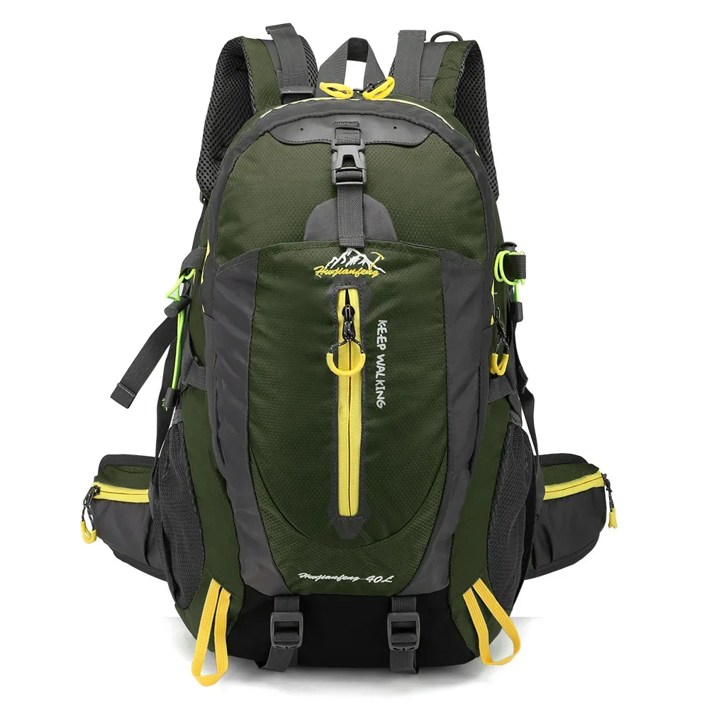 sac à dos camp randonnée ordinateur portable sac à dos trekking escalade sacs à dos pour hommes femmes 40l résistant à l'eau voyage