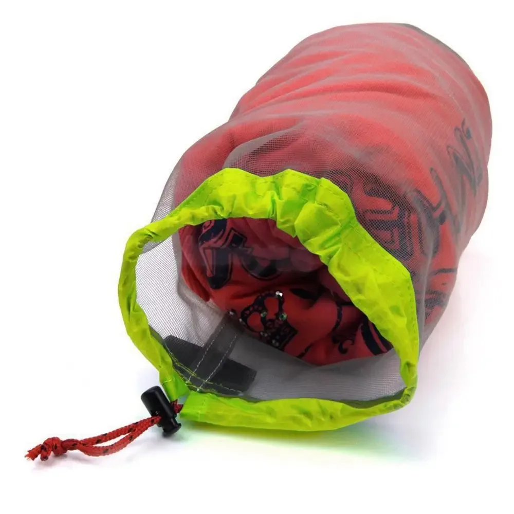 sac à dos pour articles divers, sac de rangement à cordon en maille ultralégère pour outils d'extérieur, organisateur pour l'escalade, accessoires de camping et de sport, sacs de voyage