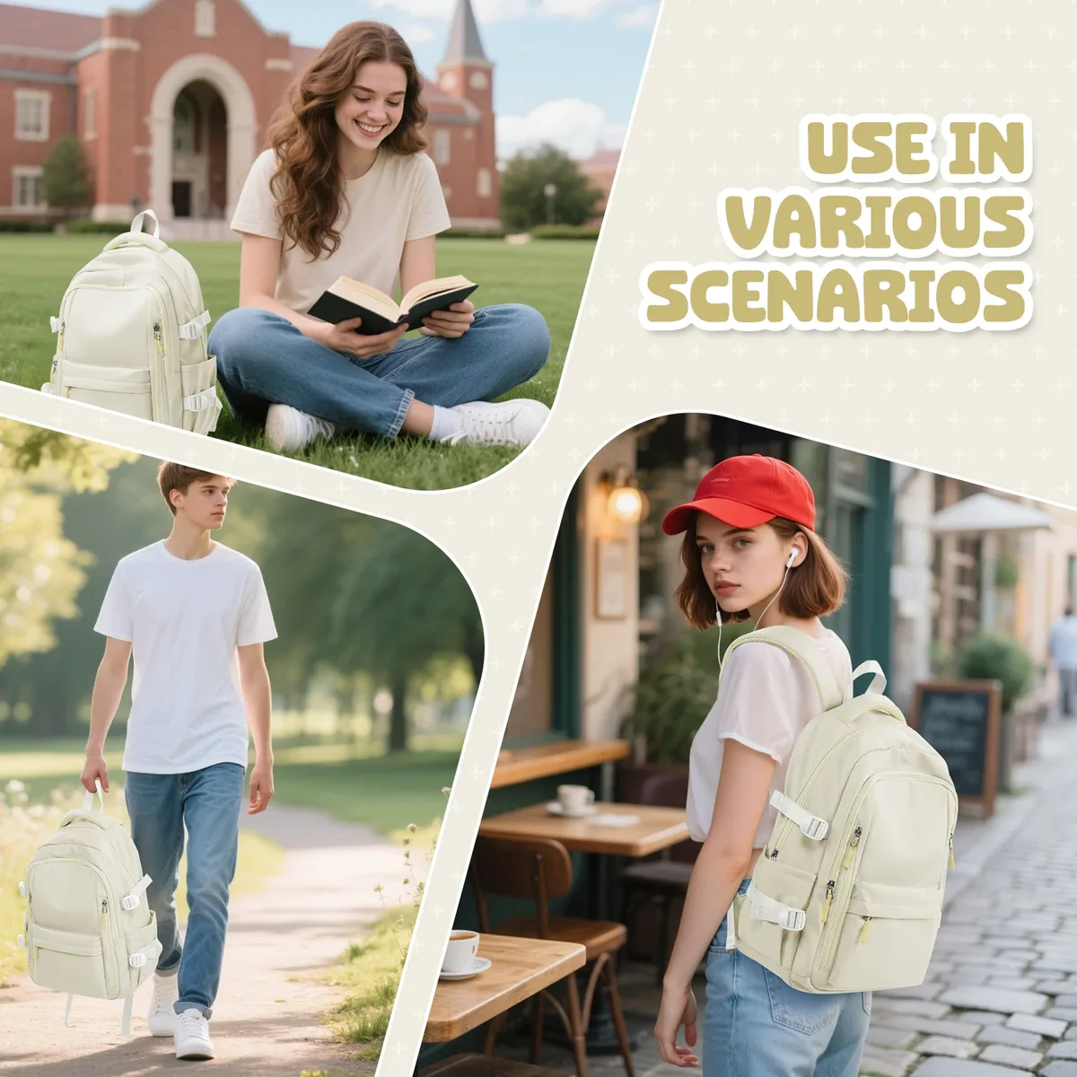 sac à dos scolaire pour fille garçon haute capacité étanche adolescents collège sac à dos sac à dos hommes femmes voyage sac à dos ordinateur portable kawaii sac