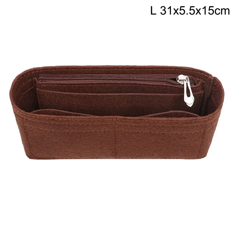 organisateur de sac portable en feutre, doublure intérieure pour sac à main, trousse de toilette, solution pratique de rangement pour sacs à main pour femmes