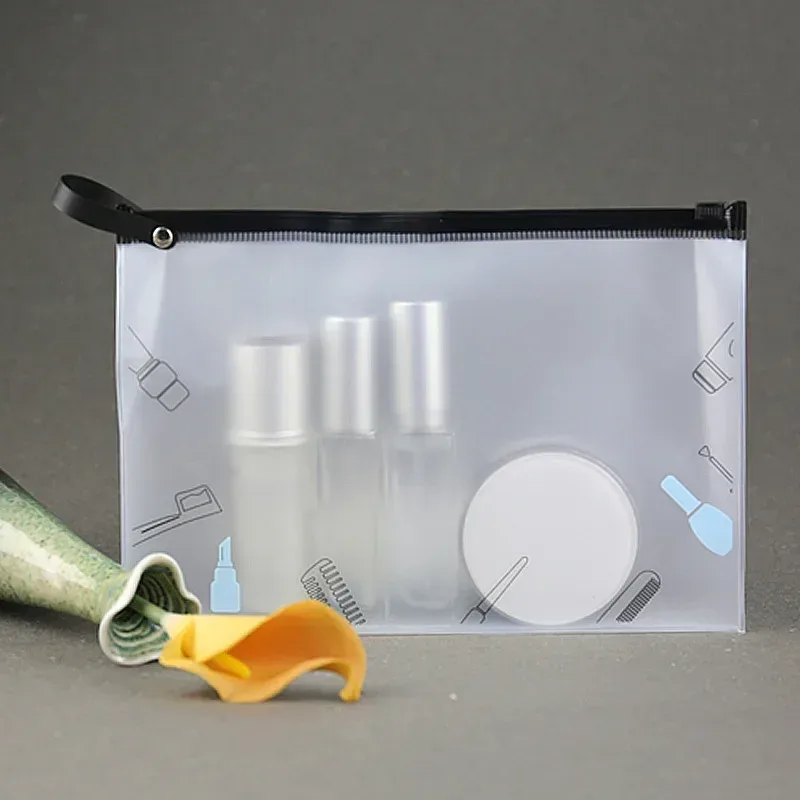 trousse à cosmétiques transparente pour femmes, trousse de toilette, trousse de maquillage de beauté, trousse de toilette de bain, trousse de toilette, trousse de toilette de voyage, trousse de toilette de mode