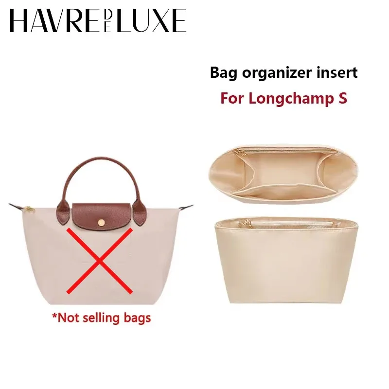 Organisateur de sac pour Longchamp en nylon, super résistant, support de sac, doublure de sac à main, accessoires pour sacs