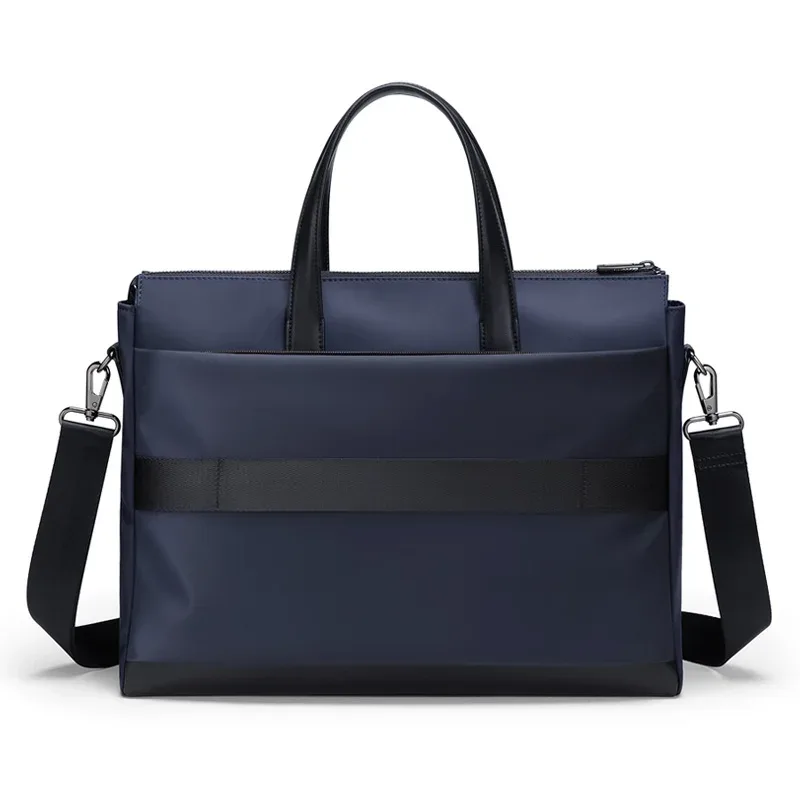 porte-documents de golf en nylon avec poignée en cuir, sac à bandoulière, sacs pour ordinateur portable de bureau pour hommes, sacs à main étanches de 15 pouces