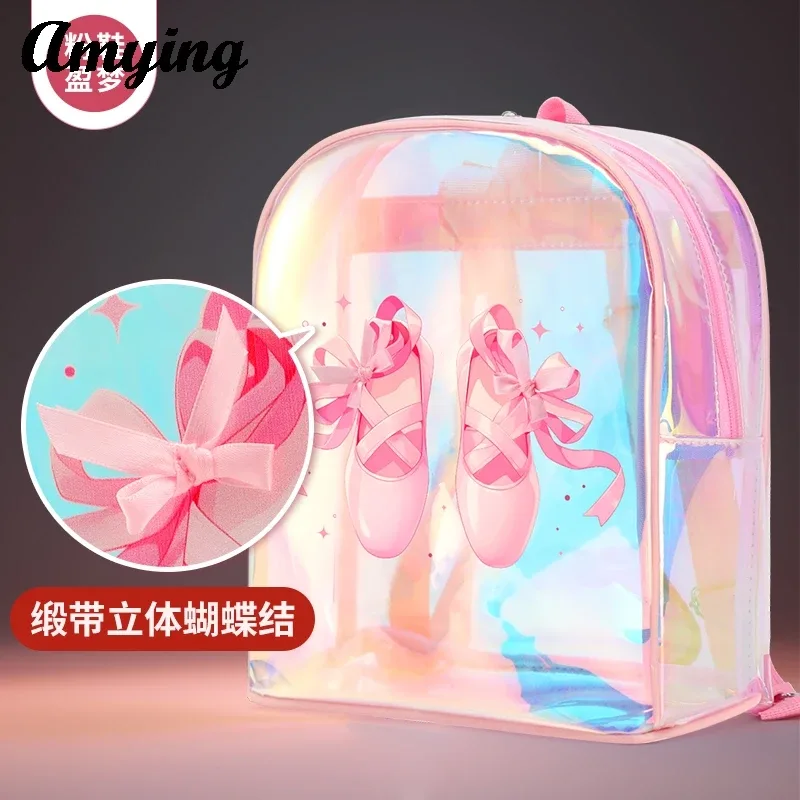 fille bookbag enfants sac à dos enfant laser ballet latin yoga gymnase sport stockage sacs à dos étanche fwash gratuit et résistant à la saleté