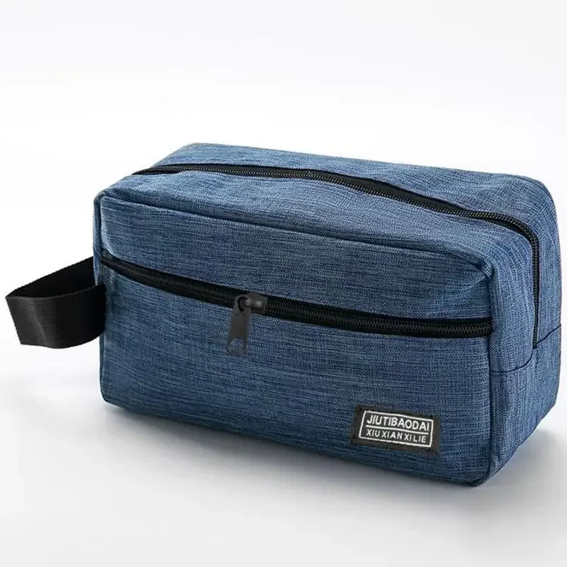 trousse de toilette pour homme, organiseur de maquillage de voyage, pochette de rangement grande capacité, design durable et tendance, idéale pour un usage quotidien