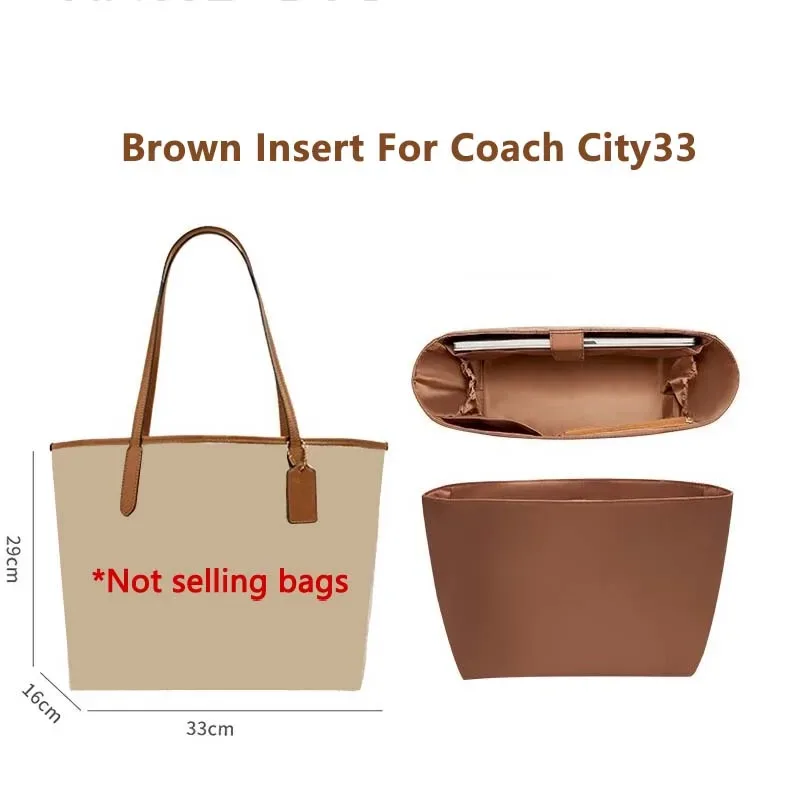 organisateur de sac en nylon souple et durable pour city 33, accessoire de rangement intérieur pour sac à main, idéal comme cadeau
