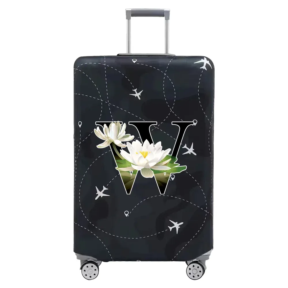housse de protection pour bagages, accessoires de voyage, anti-poussière et résistante à l'usure, série letter, 18-32 pouces
