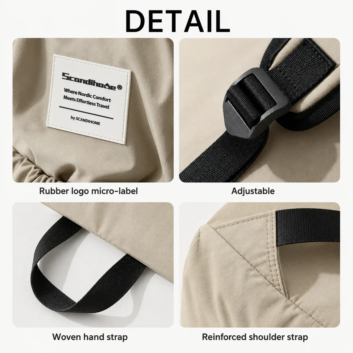 grand sac à dos imperméable en nylon avec cordon de serrage pour hommes et femmes, compartiment pour ordinateur portable, sac à dos d'école, sac de voyage décontracté