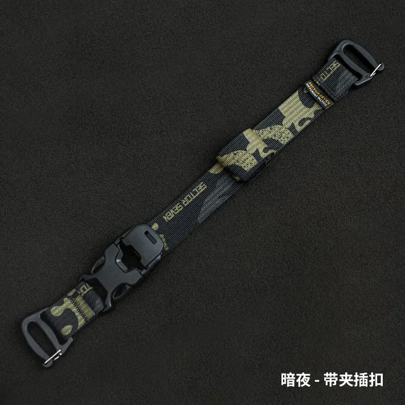 sangle de fixation de liaison tactique réglable multifonction pour l'extérieur, boucle magnétique, sangle de sac à dos fixe à dégagement rapide