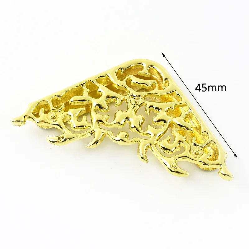 deepeel-boucles de protection des bords du sac à main, décoration d'angle de sac à bagages, fermoirs en métal, accessoires de quincaillerie de bricolage, 25mm, 35mm, 40mm, 45mm, 54mm, 5/10 pièces