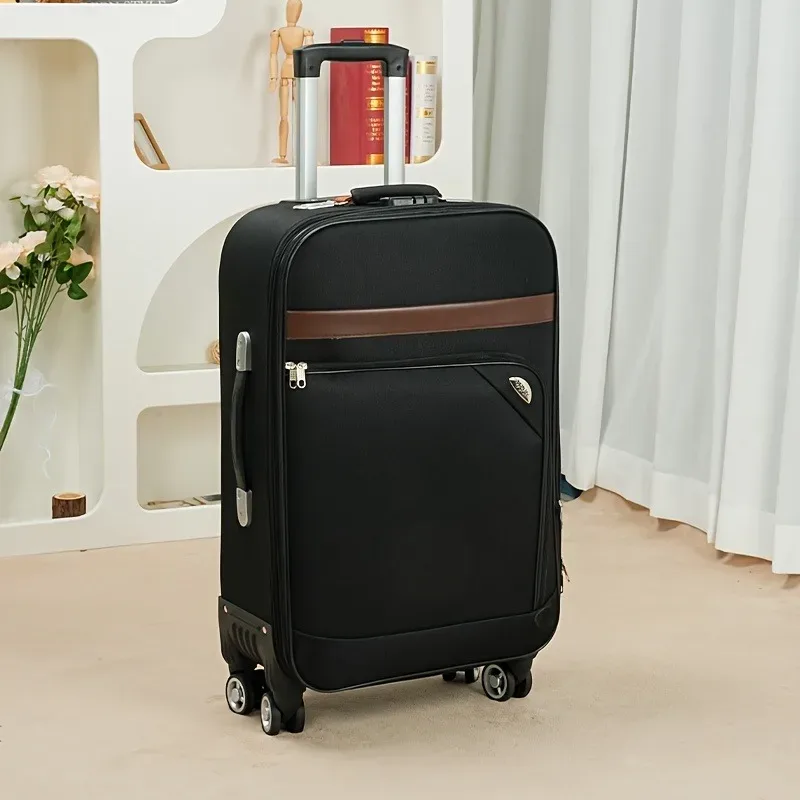 valise de voyage d'affaires pour bagages de 20 à 20 pouces, bagage à main en tissu extensible pour voyage d'affaires, mot de passe, boîtier de chariot 캐