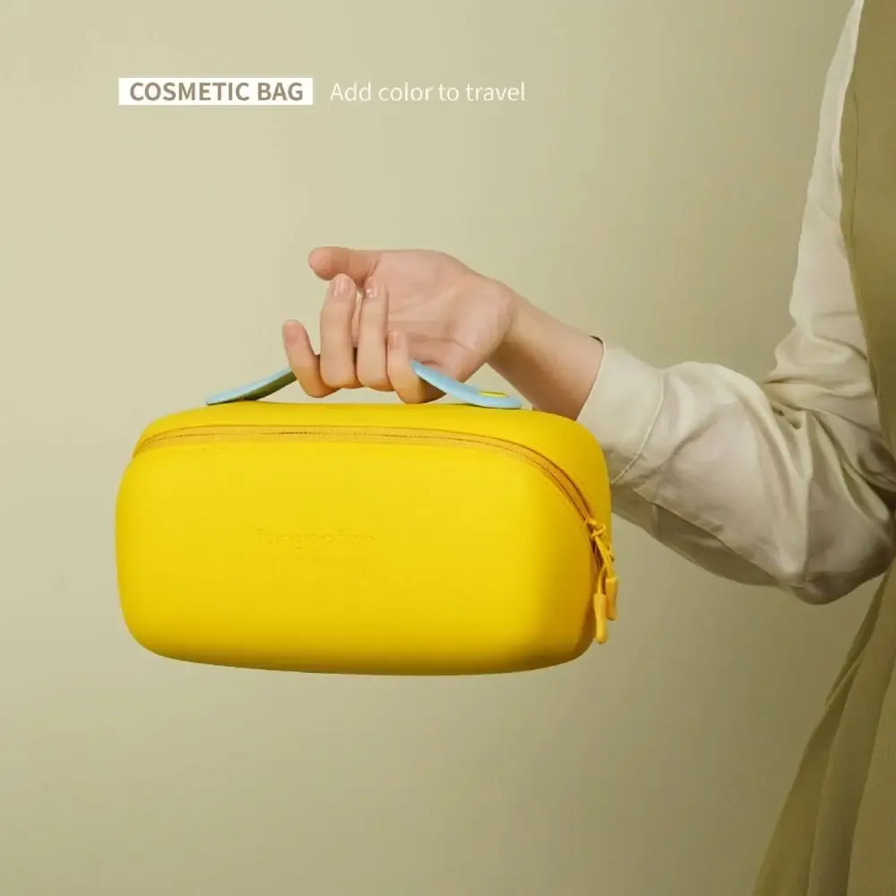 sac de toilette portable de grande capacité, imperméable, design luxueux, sac à cosmétiques en eva pour femmes