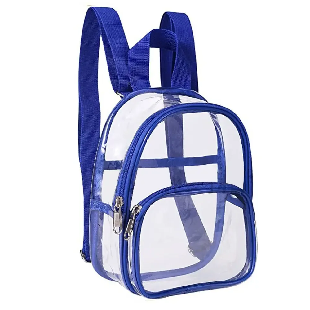 sac à dos en pvc transparent pour femmes, sac à dos de voyage, sacs d'école pour étudiants, petits sacs à main, mini sac à dos décontracté, nouvelle mode d'été