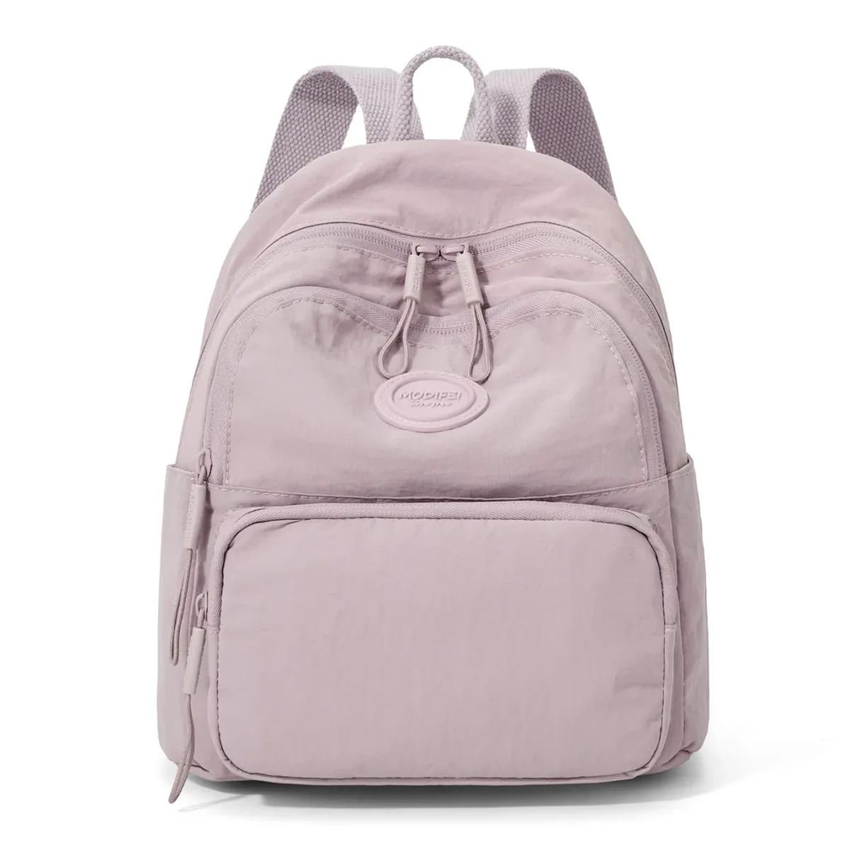 sac à dos simple de style coréen pour femmes, couleur unie, tendance, grande capacité, sacs à bandoulière pour étudiants