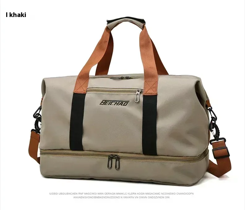 sac de sport de voyage de grande capacité, bagages de courte distance, sacs de fitness portables, sacs à main à bandoulière, sport pour hommes, étanche b