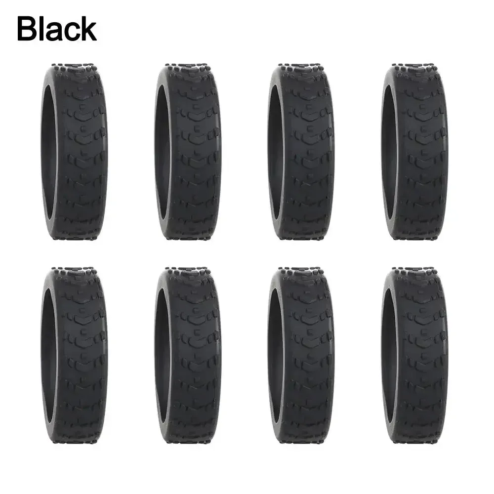 8 pièces bagages de voyage roulettes chaussures valise en silicone roues housse de protection réduire le bruit boîtier de chariot roulettes couverture