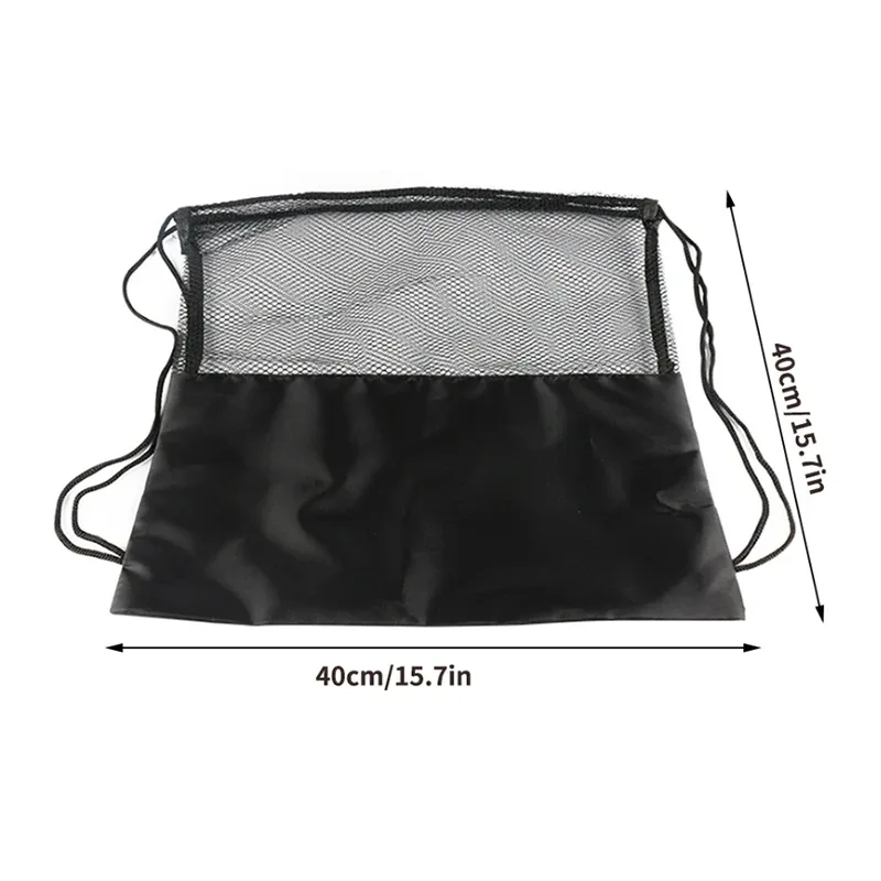 sac de basket-ball à double bandoulière avec cordon de serrage, sac de rangement multifonctionnel pour ballons de football pour étudiants, sac en maille, pompe à ballon de basket