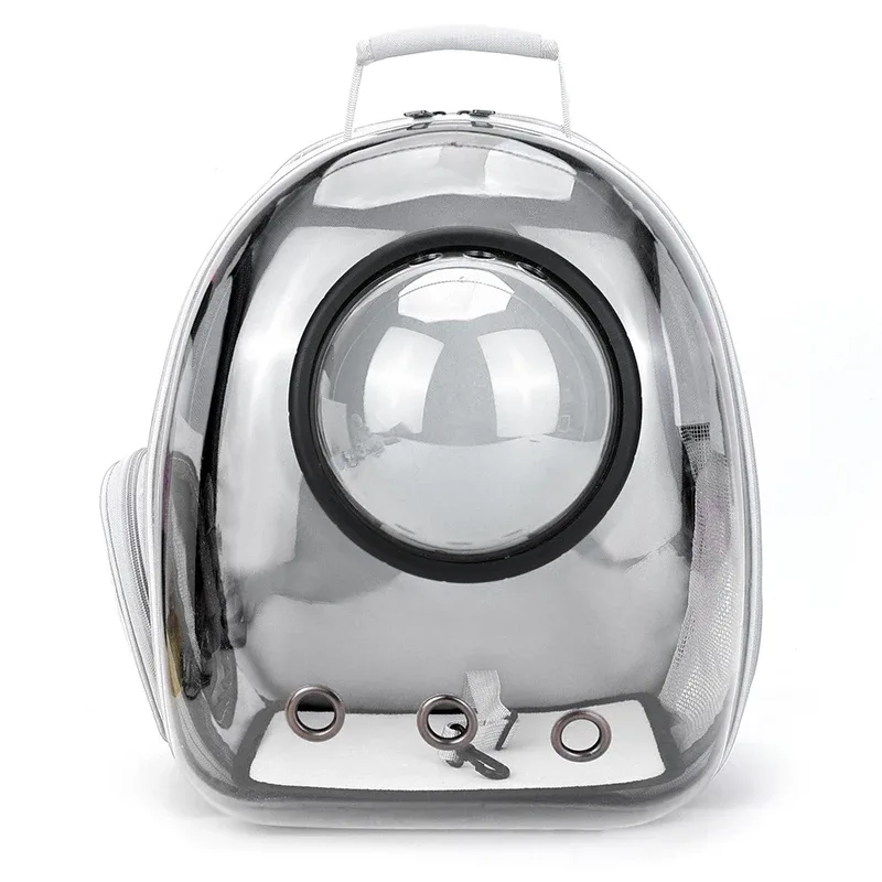 sacs de transport transparents pour chat, sac à dos respirant pour animaux de compagnie, sac à dos portable pour chiot et chien, sac de transport pour capsule spatiale pour animaux de compagnie