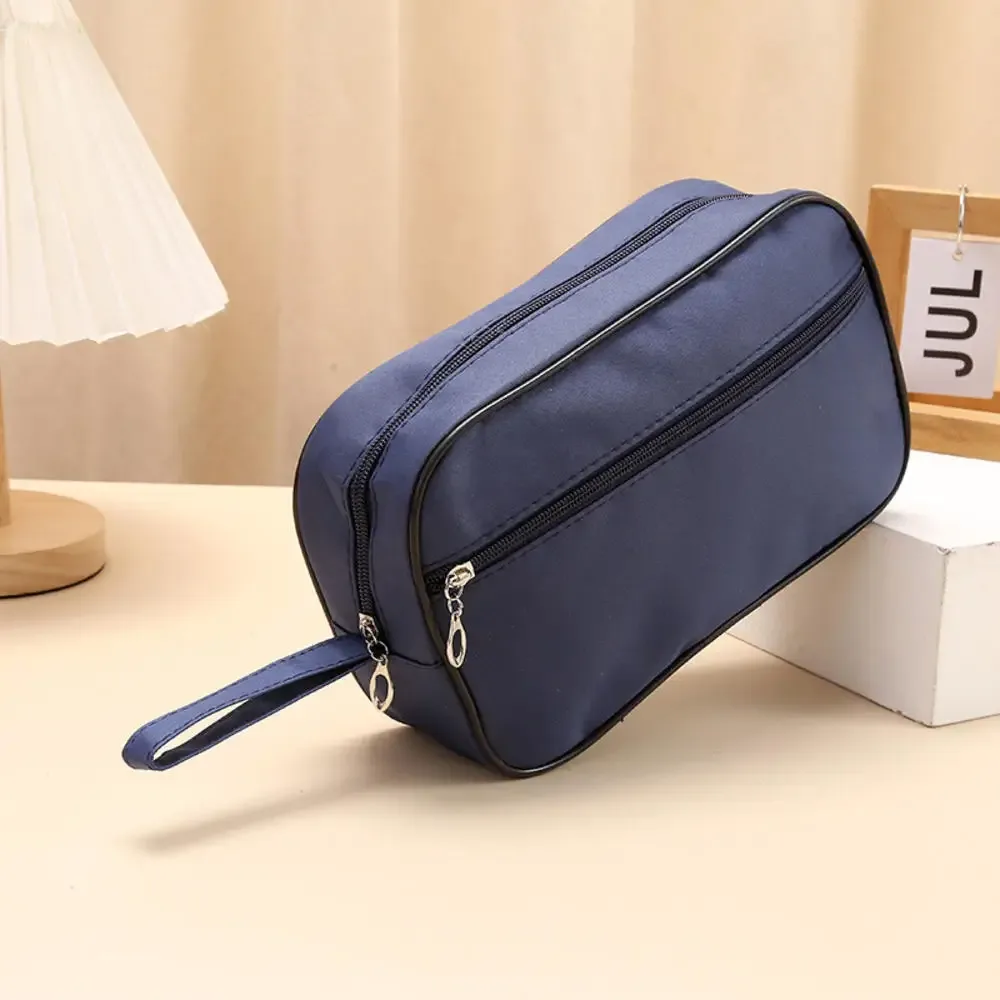 trousse de maquillage étanche pour hommes et femmes, trousse cosmétique de voyage, trousse de toilette, trousse de rangement en toile, sac à main pour poudres lavantes de beauté