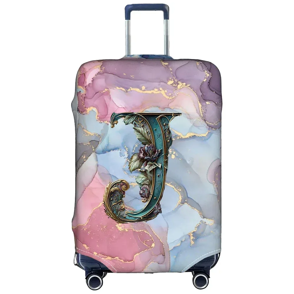 housse de protection élastique épaisse pour valise de voyage, pour valises de 18 à 28 pouces, série graphic lette